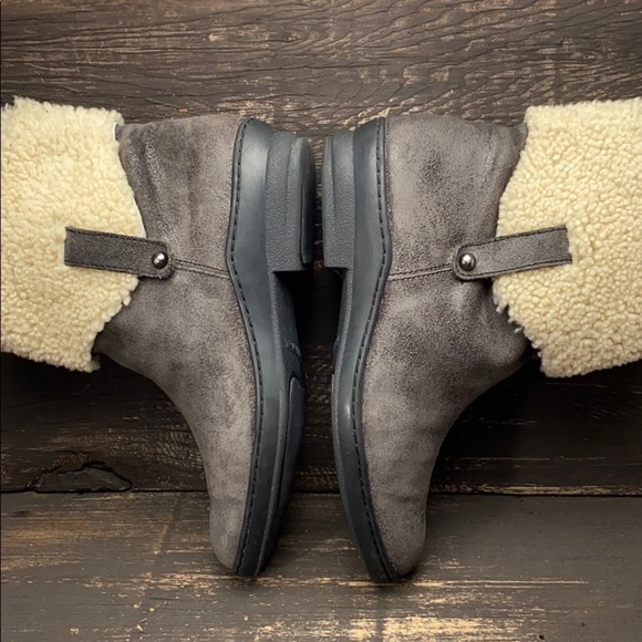 David Tate Faux Shearling Shirt Boots Size 7.5M - Picture 4 of 7